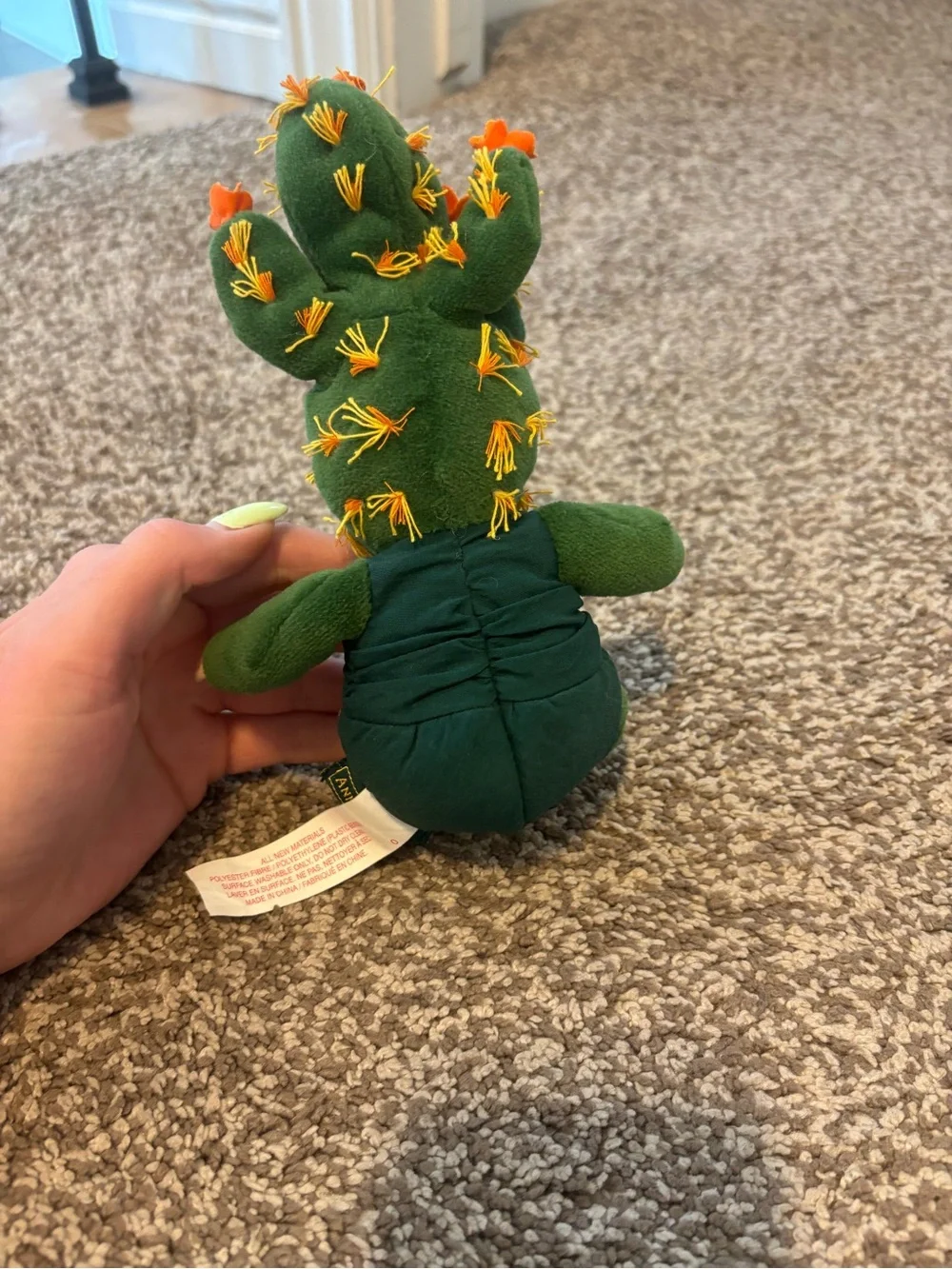Green Cactus Baby Plush Cactus Costume Doll Anne Geddes collectible